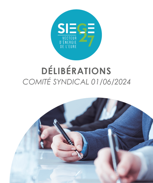 Délibérations Comité Syndical 1er juin 2024